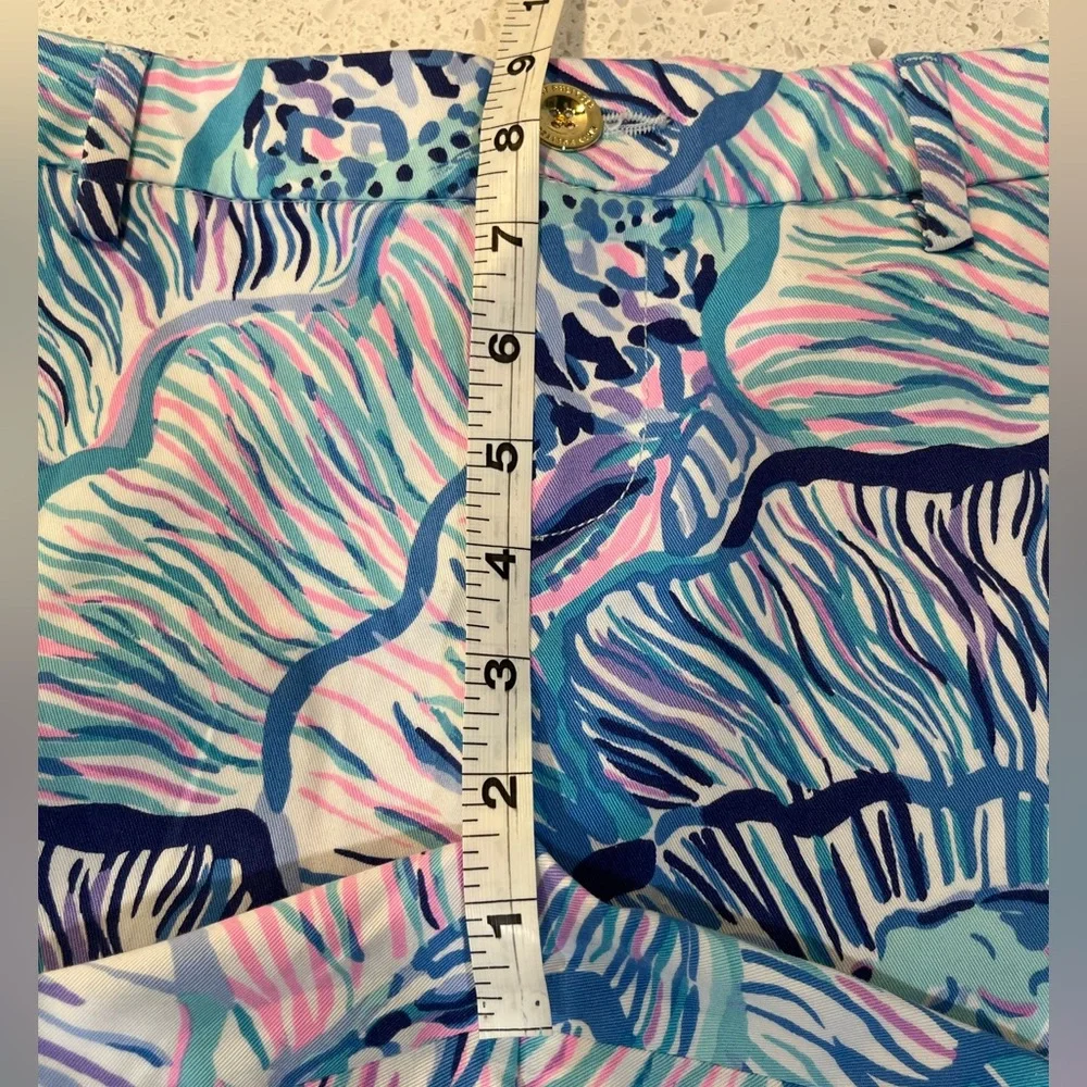 Lilly Pulitzer Callahan Stretch Shorts Fishful Thinking Size 8 NWT - Picture 10 of 13